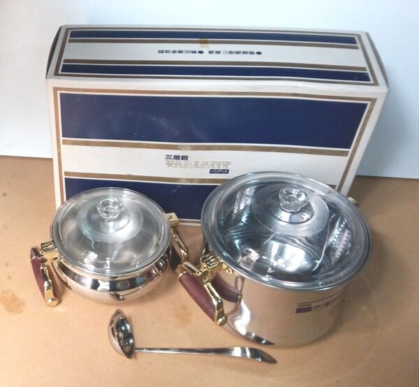杉山金属 ステンレス シチューポット&カレーポットのセット