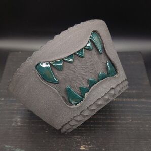 YM71X CELECTオリジナル MONSTER StudsPOT 緑歯 モンスター鉢 作家鉢 塊根植物 灌木 約5号弱 盆栽鉢