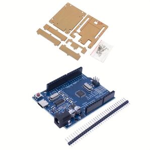 ARDUINO UNO互換機 アクリルケース Type-Cコネクタ、ATmega328Pキット、真面目に作ってます。