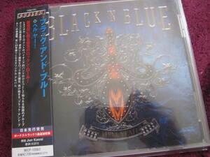 帯付美品CD ブラック・アンド・ブルー Black 'n Blue / ヘル・ヤー!　ボーナス・トラック1曲追加収録