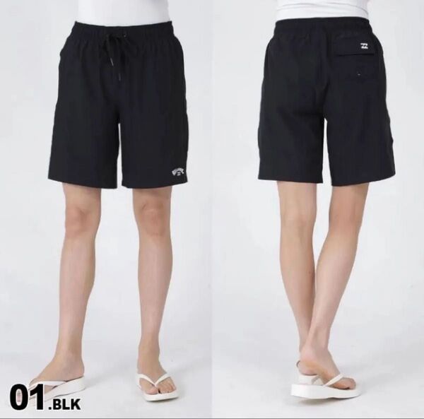 BILLABONG/ビラボン レディース サーフパンツ 黒L ロング丈ボードショーツ