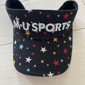 M.U SPORTS ゴルフサンバイザー