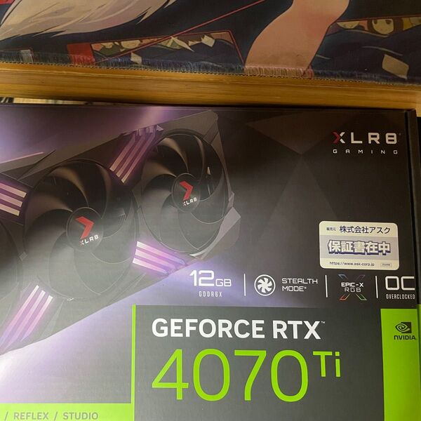 PNY XLR8 Gaming GeForce RTX 4070Ti 12GB GDDR6X OC