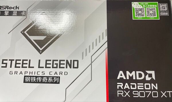 ASRock AMD Radeon RX 9070 XT STEEL LEGEND グラフィックスカード