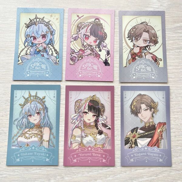 にじさんじ SMC 6周年 チェキ 葉加瀬冬雪 夜見れな 加賀美ハヤト セット