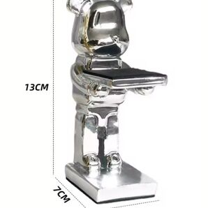 (未使用) シルバー ベア 腕時計スタンド サービス品有り 値下げ中