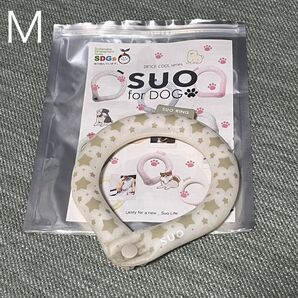 【Mサイズ】SUO for dogs 28° アイスクールリング ICE COOL RING ライトベージュ suo 犬