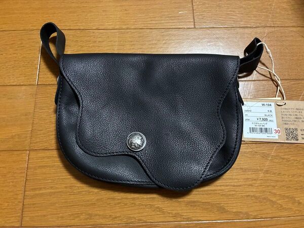 新品!DEGNER デグナー W-104 ミニショルダーバッグ 牛革 ブラック 検)フリーホイーラーズ ブートレガーズ