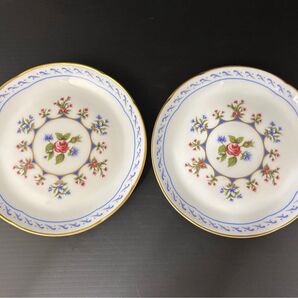 リモージュ BERNARDAUD 金彩プレート(2枚)フランス製