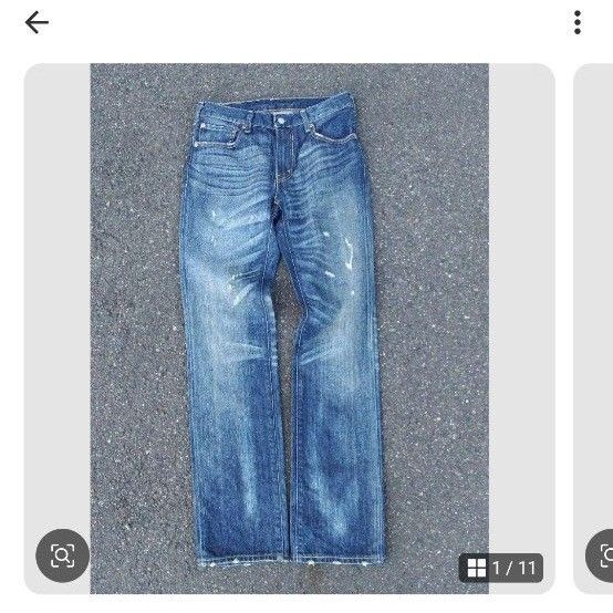 リーバイス 505LEVI’S セルビッチデニムパンツ 赤耳 ひげ