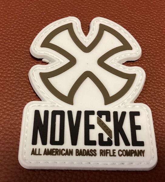 ミリタリーNOVESKE 蛍光ラバーワッペン サバゲーベルクロタイプ