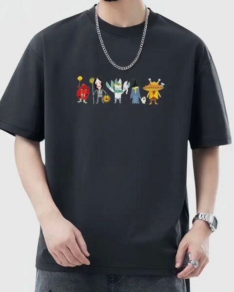 ウルトラ怪獣キャラクターTシャツ 新品未使用 XL LL 人気Tシャツ グレー色