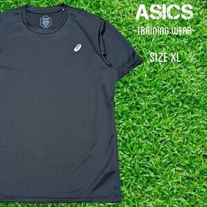 ASICS アシックス 半袖Tシャツ トレーニングウェア ドライTシャツ XL ブラック スポーツウェア 半袖Tシャツ