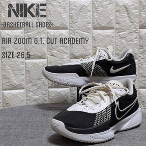 NIKE AIR ZOOM G.T. CUT ACADEMY 26.5センチ 黒 ナイキ バスケットシューズ