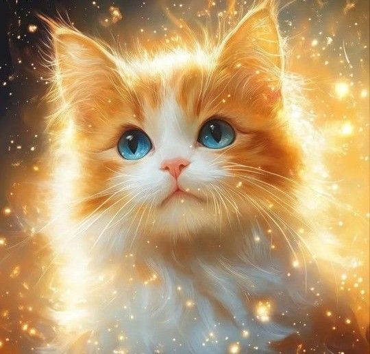 新品ダイヤモンドアート20×20かわいい子猫 きらきら ねこさん 初心者作成キット