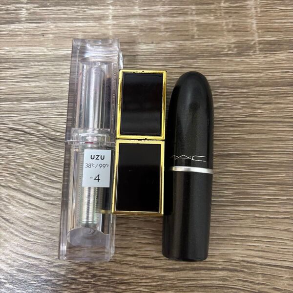 口紅 リップ mac トムフォード uzu 3本セット コスメ