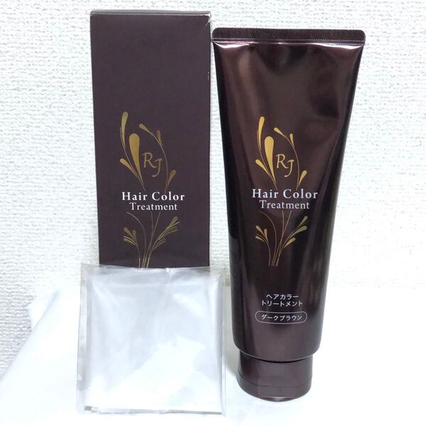 山田養蜂場 RJ ヘアカラートリートメント ダークブラウン 210g