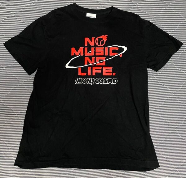 タワーレコード Tシャツ 風とロック 芋煮会 2017 L no music no life /タワレコ フェス バンド ロック