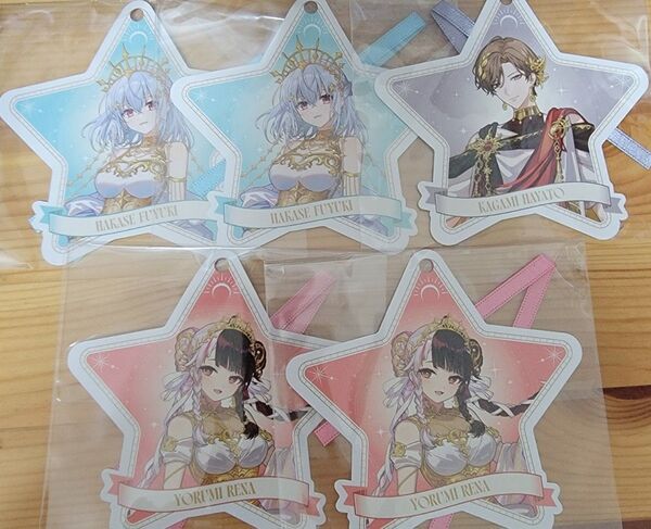 にじさんじ 加賀美ハヤト 夜見れな 葉加瀬冬雪 オーナメントカード SMC組 6th Anniversary コトブキヤ 特典