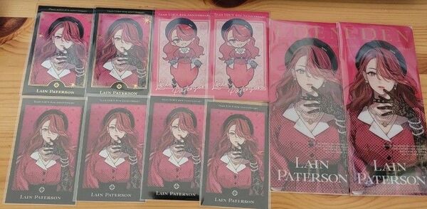 にじさんじ レイン・パターソン エデン組 4周年 ランダムチェキ風カード チェキ 特典 ミニクリアファイル
