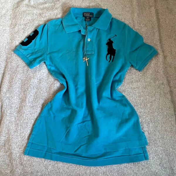 【y2k】RALPH LAUREN ラルフローレン ビッグポニー 半袖ポロシャツ ポロシャツ ポロラルフローレン ピチT ギャル