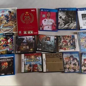 ジャンクゲームソフト まとめ売り Wii PS4 3DS ゲームキューブ