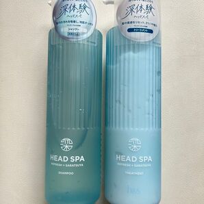 h&s 深体験ヘッドスパ リフレッシュ× さらつや シャンプー&トリートメントセット 新品 リフレッシュリリーの香り