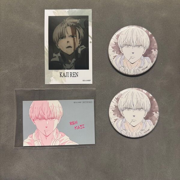 WIND BREAKER CloverWorks 特典 缶バッジ ブロマイド 梶蓮
