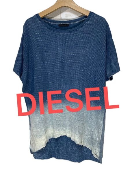 【DIESEL】ディーゼル カットオフ オーバーサイズ 半袖カットソー Tシャツ