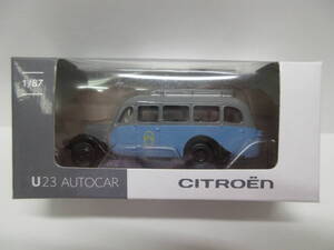 ★超レア　稀少★CITROEN★シトロエン　U23 Autocar 1947★バス オリジンミニカー★水色・灰色★NOREVノレブ社製★1/87★新品・未使用品★