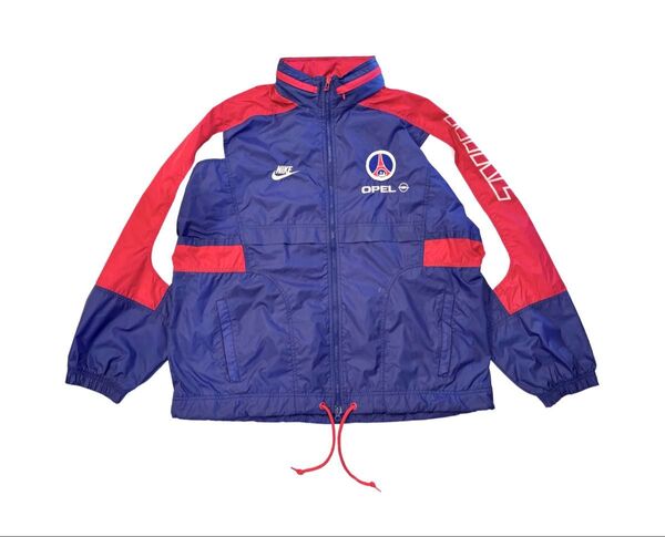 90s パリ サンジェルマン NIKE ナイロン ジャケット PARIS SAINT-GERMAIN OLD サッカー PSG