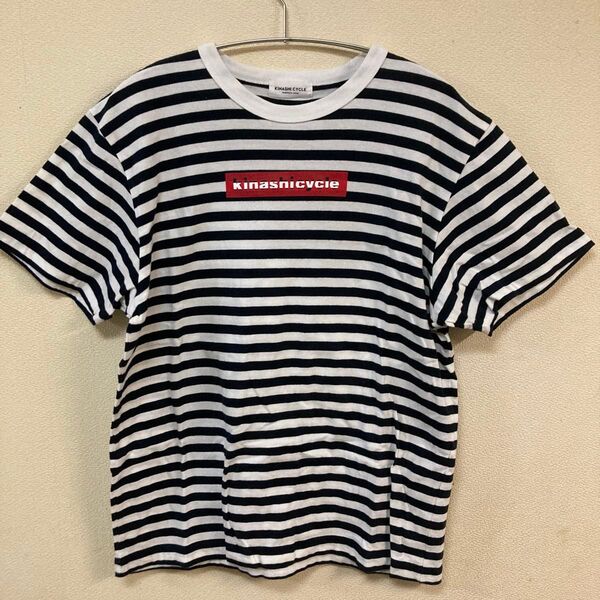 kinashicycle ボーダーTシャツ マルチカラー