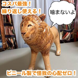 ライオン おもちゃ 子供 飾り付け 誕生日 ディスプレイ フォト 置物 動物 膨らむ エアー バルーン