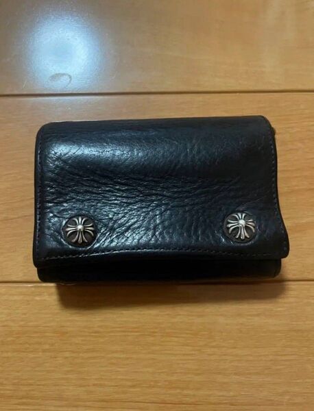 【幻の一品!美品!至極の逸品】クロムハーツ スリーフォールド ウォレット 財布