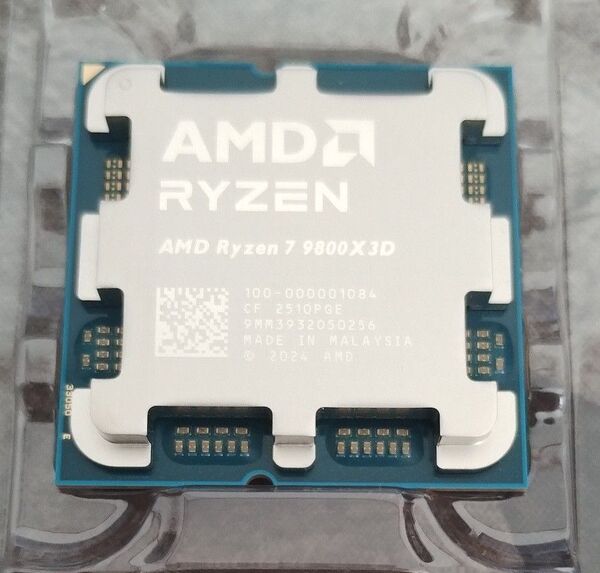 「動作確認済/ほぼ新品」AMD Ryzen 7 9800X3D ※本体のみ