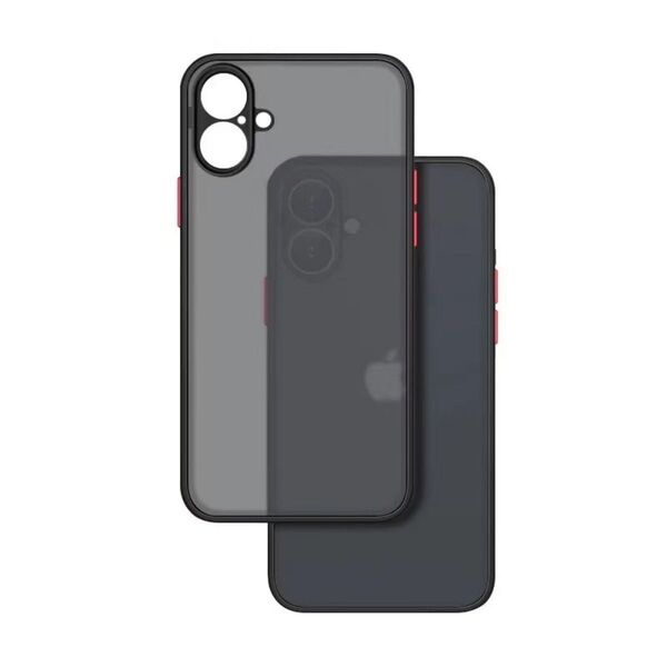 新品 iPhone16 ケース 半透明 マット加工 耐衝撃