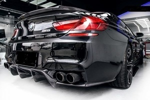 ●BMW F06/F12/F13 M6用VRSデザインリアカーボンディフューザー /カーボンディフェーザー/リアアンダースポイラー/FDデザイン/シュタイナー