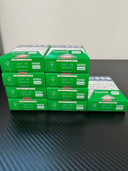 FUJIFILM instax mini フィルム 10枚×9パック