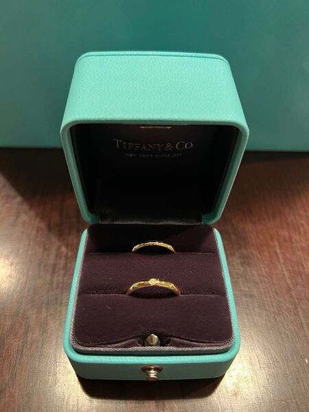 【ゴールドリング】ティファニー Tiffany&co 結婚指輪