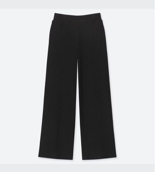 ユニクロ UNIQLO コットンリブワイドパンツ