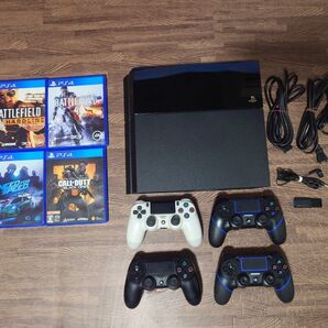 PS4 箱付 外付けSSDソフト4本付き まとめ売り