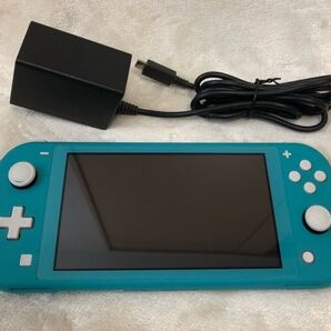 【中古・訳あり】Nintendo Switch Lite ターコイズ 充電器付き
