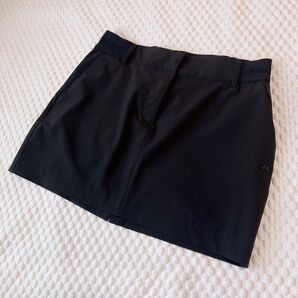 ジェイリンドバーグ ゴルフ スカート レディース / ウエストサイドゴム サイズS表記 ※Mサイズ向け ブラック 黒 ストレッチ