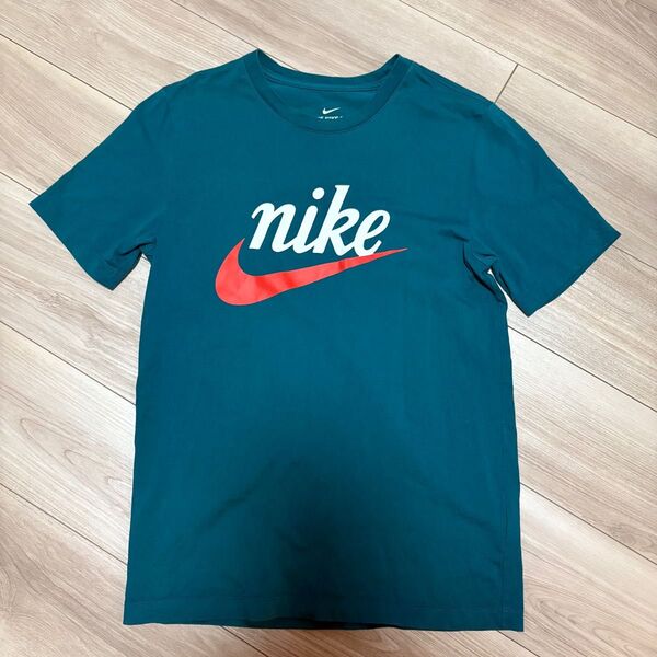 NIKE Nike nike ナイキ ロゴ ロゴT Tシャツ 半袖 グリーン 緑