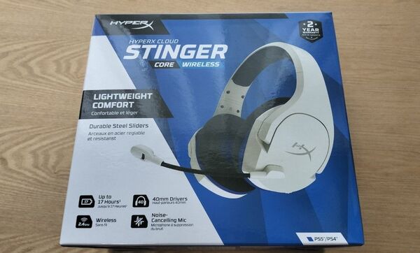 HyperX Cloud Stinger Coreワイヤレスゲーミングヘッドセット HHSS1C-KB-WT/G 4P5J1AA