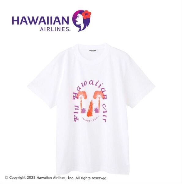 HAWAIIAN AIRLINES ハワイアン航空 Tシャツ PLAZA