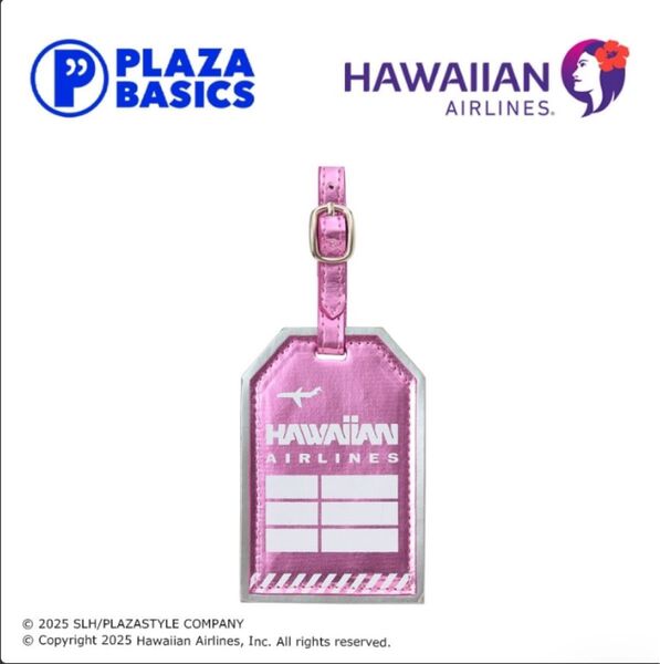 PLAZA BASICS HAWAIIAN AIRLINES ハワイアン航空 ラゲッジタグ