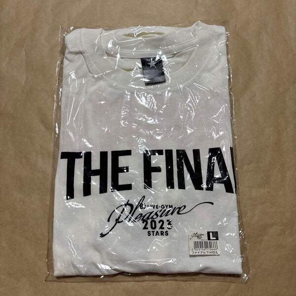 B'z LIVE-GYM Pleasure 2023 STARS スターズ Tシャツ L 白 ファイナル 稲葉浩志 松本孝弘