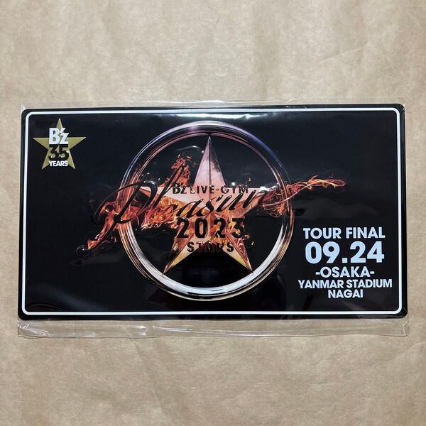 B'z LIVE-GYM Pleasure 2023 STARS スターズ グッズ メモリアルプレート 稲葉浩志 松本孝弘