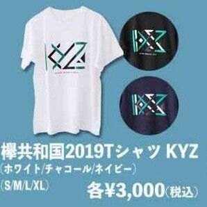 欅坂46 XLサイズTシャツ 欅共和国2019 KYZ チャコール
